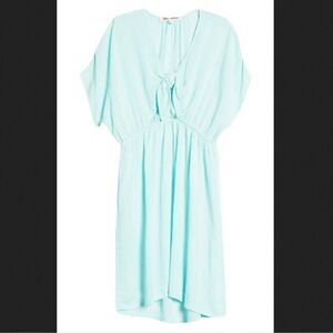 Girls Miken Swim Aqua Swim Suit Cover Up Size Large‎